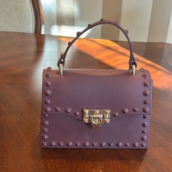 Handbags - Studded Jelly Handbag